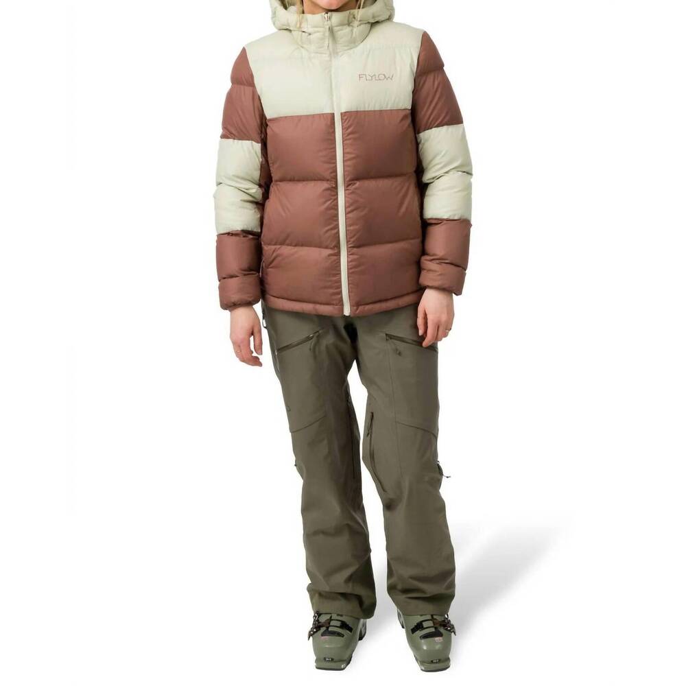 NEW FLYLOW GEAR betty down jacket in bluff/mist